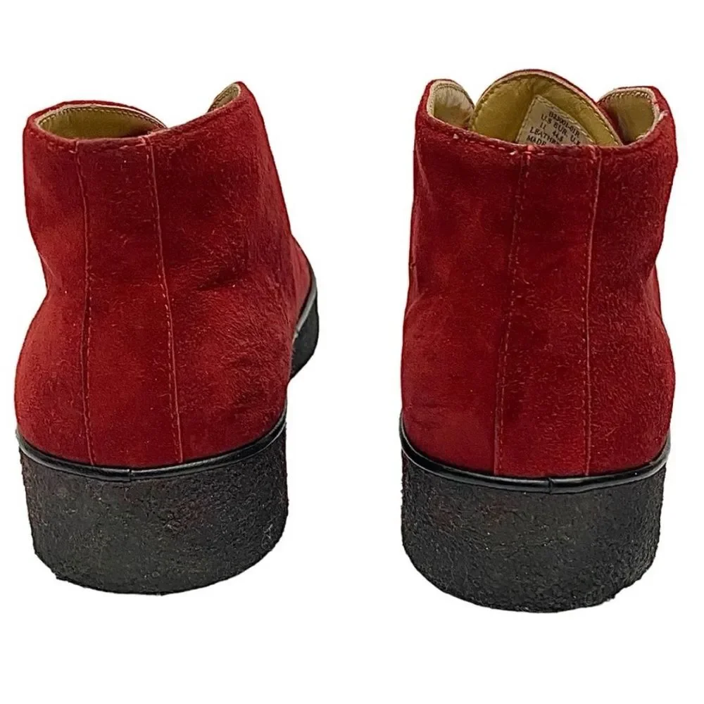 Original Britishers Red Suede Chukka Boots Men’s Size 11M